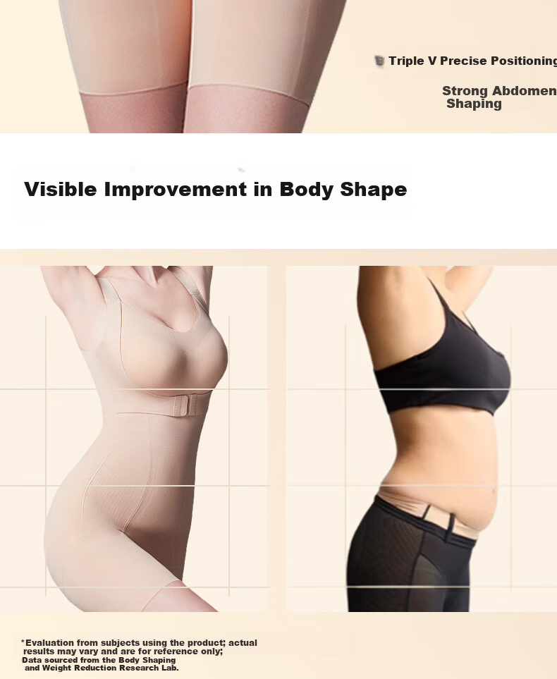 Tingmei Black Bandage Shaping Bodysuit Strong Abdomen Control Hip Lift One-Piece Waist Slimming Body Shaper Skin Care 10