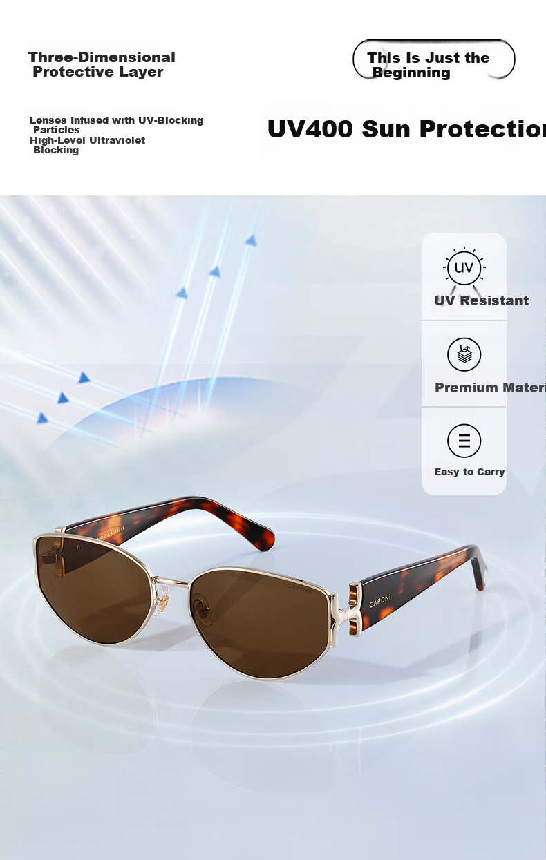 Jiaboli Vintage Style Cat Eye Sunglasses for Women 2025 New Nylon UV Protection Sun Glasses High-End Travel Outdoor 5