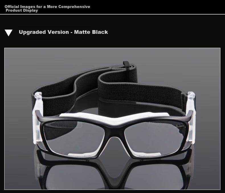 Kaperni Professional Basketball Sports Glasses Prescription Compatible Anti-Collision Anti-Fog Ultra-Light Protective Goggles for Basketball and Soccer with Anti-Drop Design 11