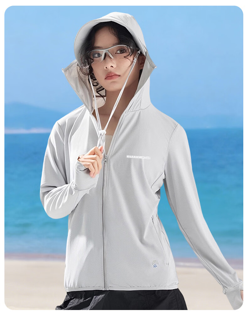Warrior Women's Summer Lightweight Quick-Dry Sun Protection Jacket Thin Sunscreen Coat 18
