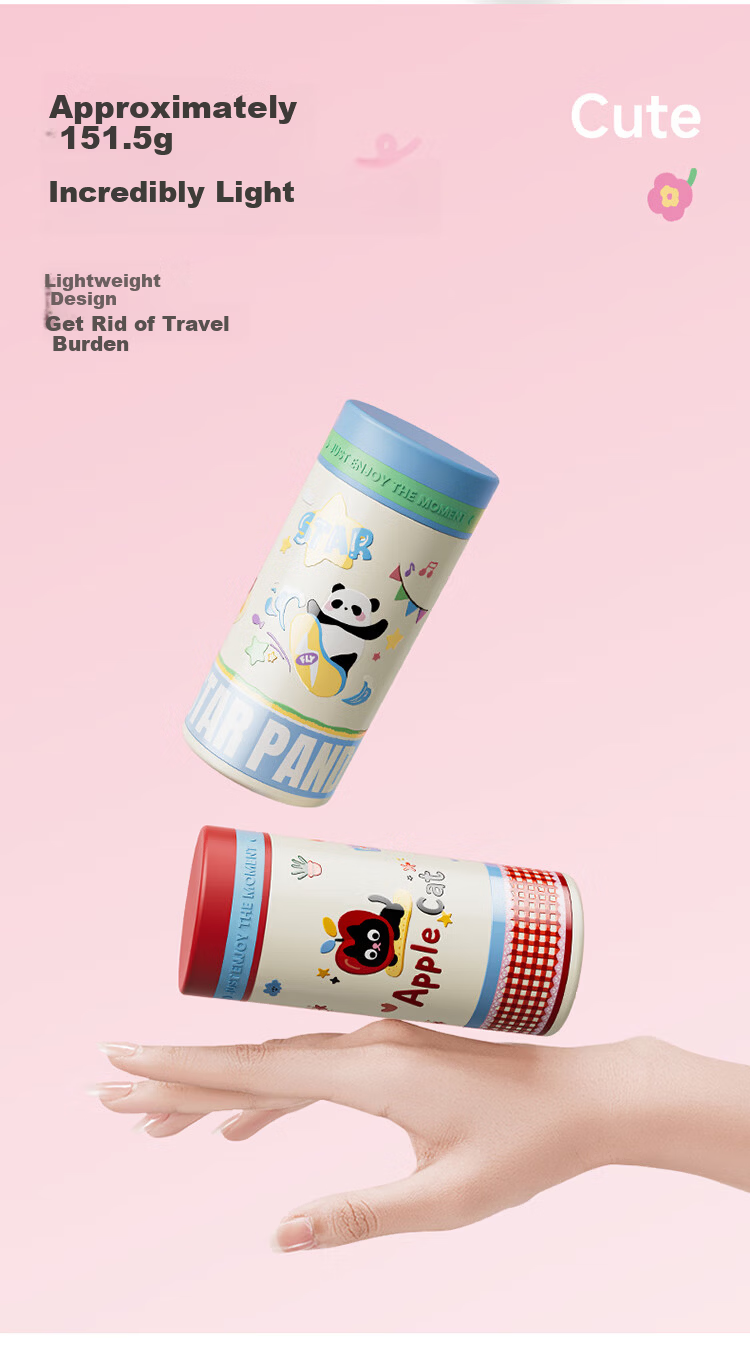 JEKO&JEKO Insulated 316L Stainless Steel Pocket Cup for Kids, Elementary Students, Boys and Girls, Portable Coffee Mug 200mL Dull Cat 4