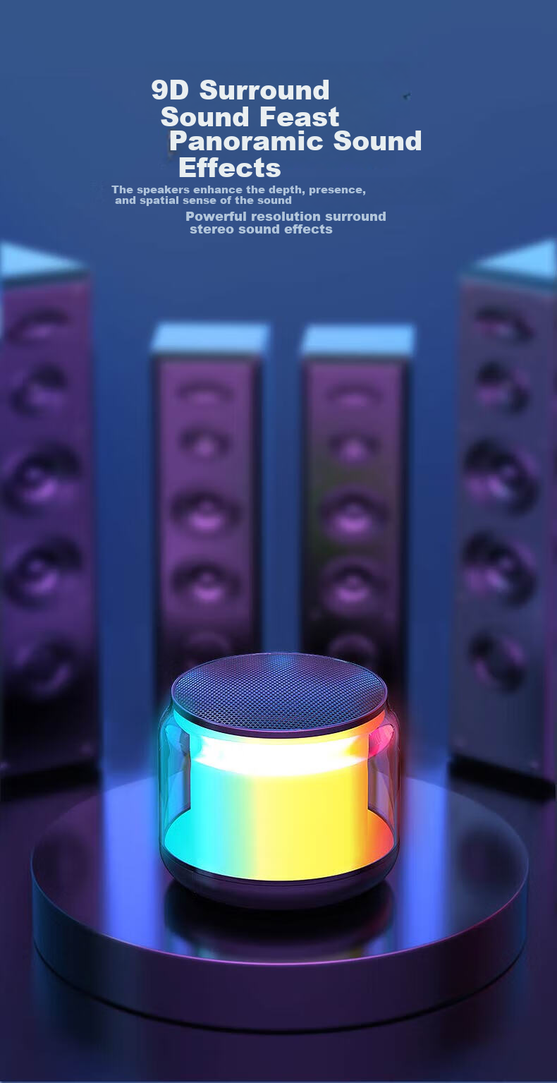 JPLAYER Wireless Bluetooth Speaker Outdoor Large Amplifier Sound System Portable Subwoofer for Mobile Phone Computer Tablet Office Desktop Music Movie Gaming Speaker 2