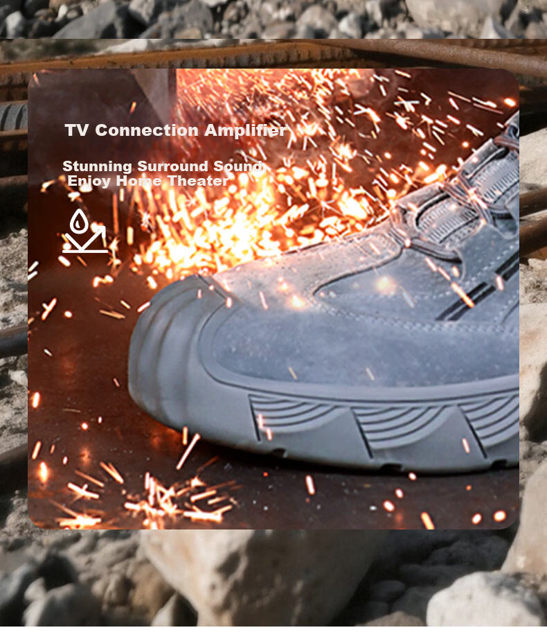 BlueOwlShield Men's Summer Breathable Welding Work Safety Shoes Anti-Scald Anti-Smash Steel Toe Anti-Puncture Non-Slip Work Shoes D0266N-1 Size 44 6