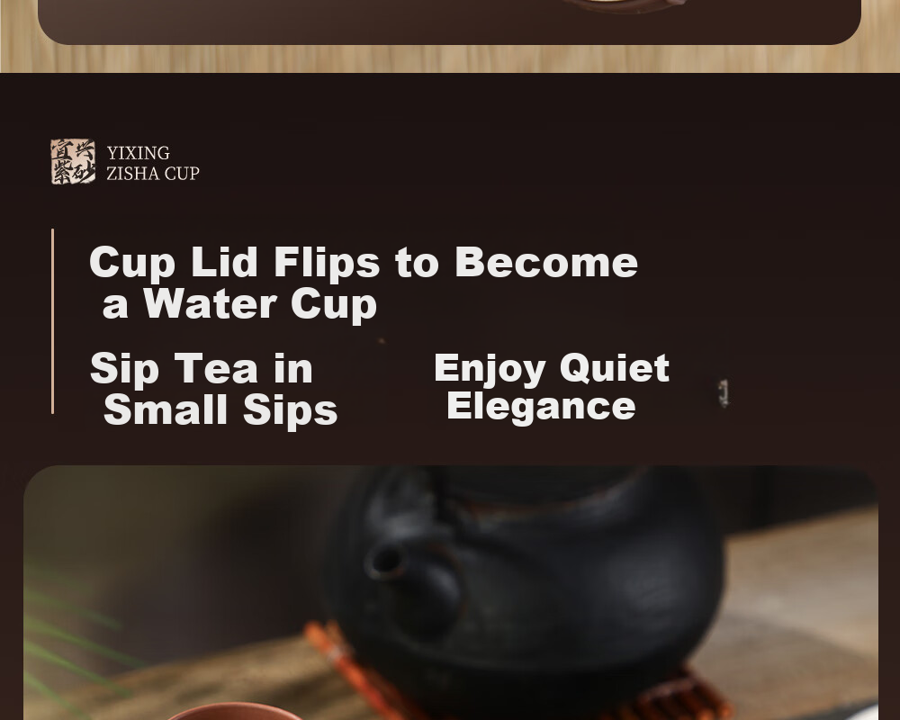 Fuguang Insulated Water Bottle Tea Cup for Men and Women Business Gift Large Capacity Purple Clay Cup 408mL 13