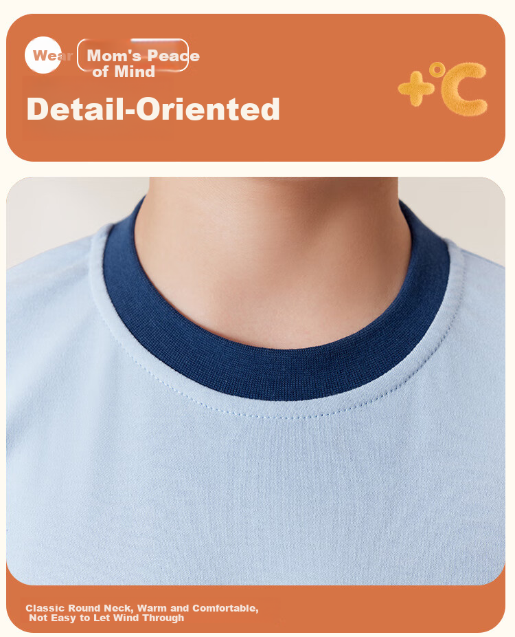 Dingguagua Children's Cotton Thermal Underwear Set for Boys Autumn Long Johns A-Class Boys' Sleepwear Pure Cotton Knitwear 13