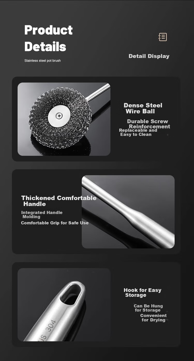 Jekero Meat Tenderizer, 316 Stainless Steel Steak Mallet, Meat Piercing Needle, 316 Pure Steel, 24-Pin Meat Tenderizer Hammer 9