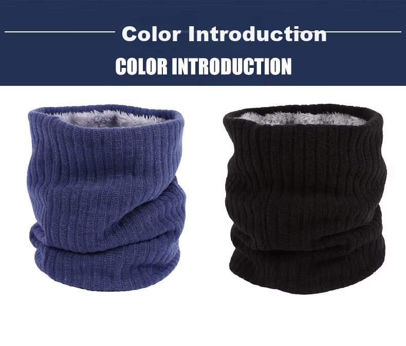 Cavalry Men's Winter Neck Warmer Scarf Cycling Headgear Windproof Cold-Resistant Face Mask Skiing Bicycle Head Cover Black 4