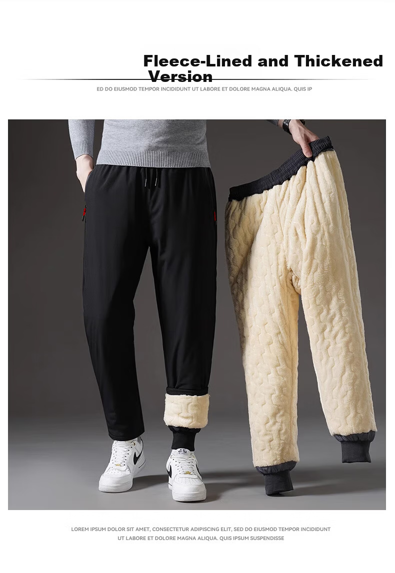 LangSha Men's -30°C Fleece-Lined Windproof Ski Pants Thick Thermal Snow Pants for Northeast China 9