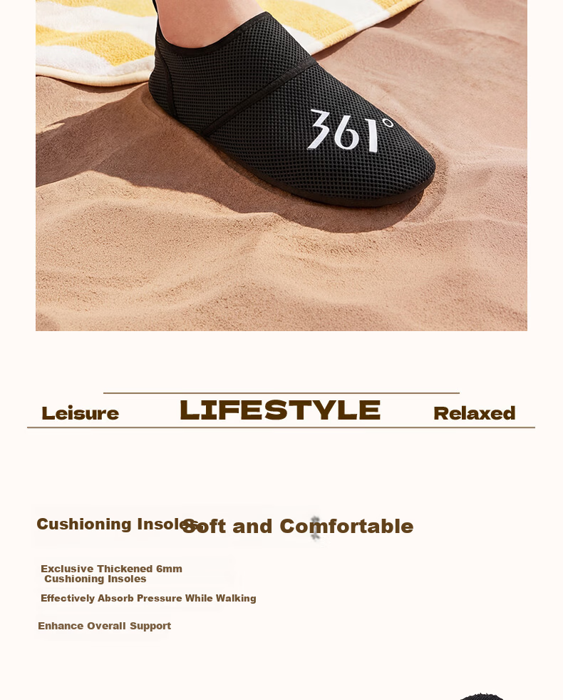 361° Unisex Beach Shoes Snorkeling Water Shoes Anti-Cut Non-Slip Summer Rafting Outdoor Creek Hiking Shoes 622617234-1 9