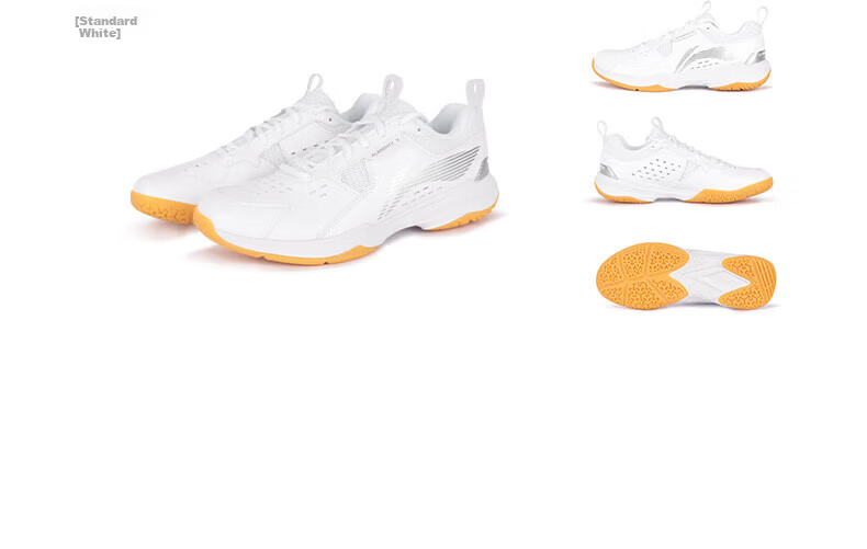 LI-NING Badminton Shoes All-Rounder V Shock Absorption Non-Marking Wear-Resistant Anti-Twist Non-Slip Professional Training Sports Shoes for Men 10