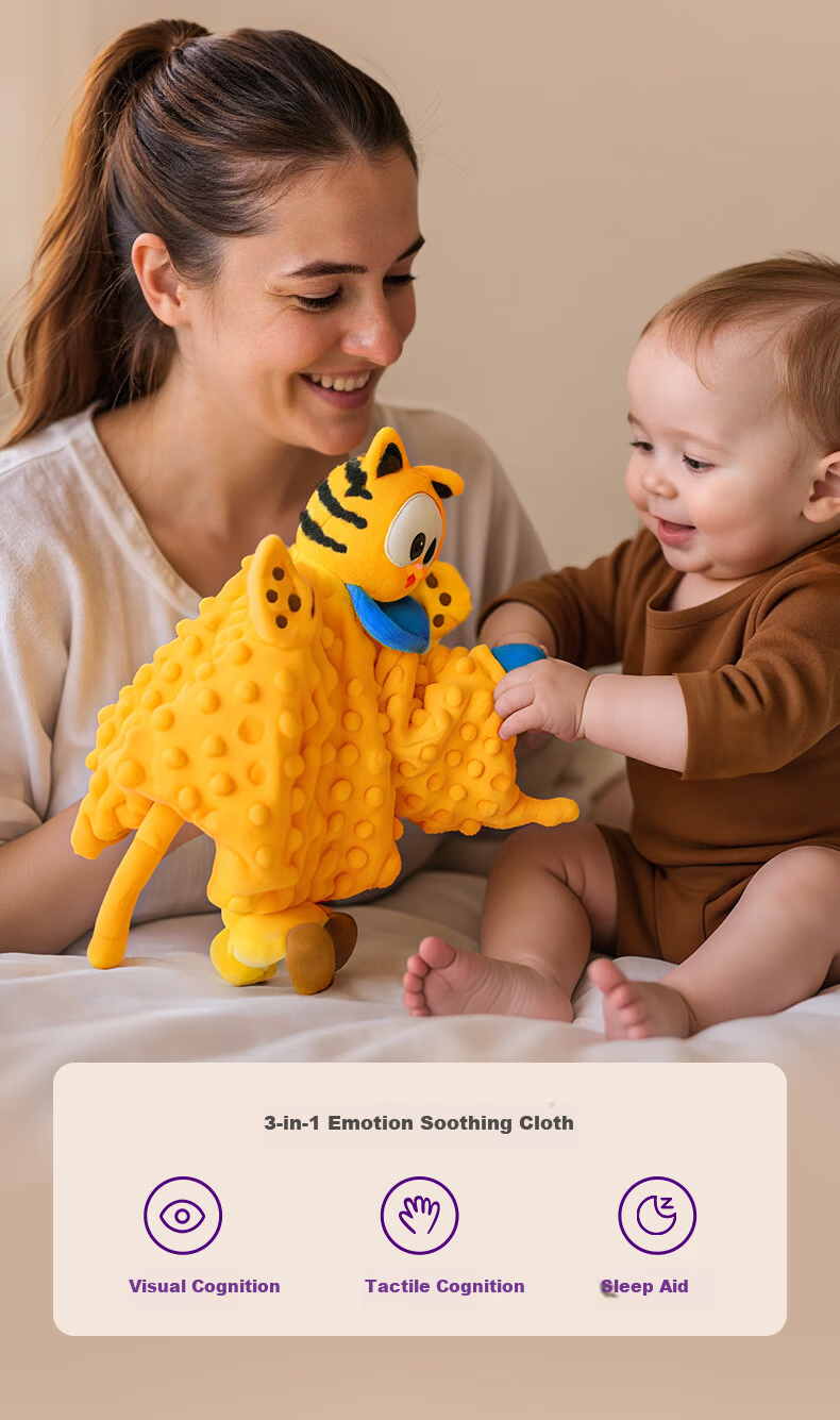 AVENT Philips Baby Soothing Blanket Sleep Doll Drool Cloth Baby Sleep Aid 0-1 Year Plush Comfort Toy 4