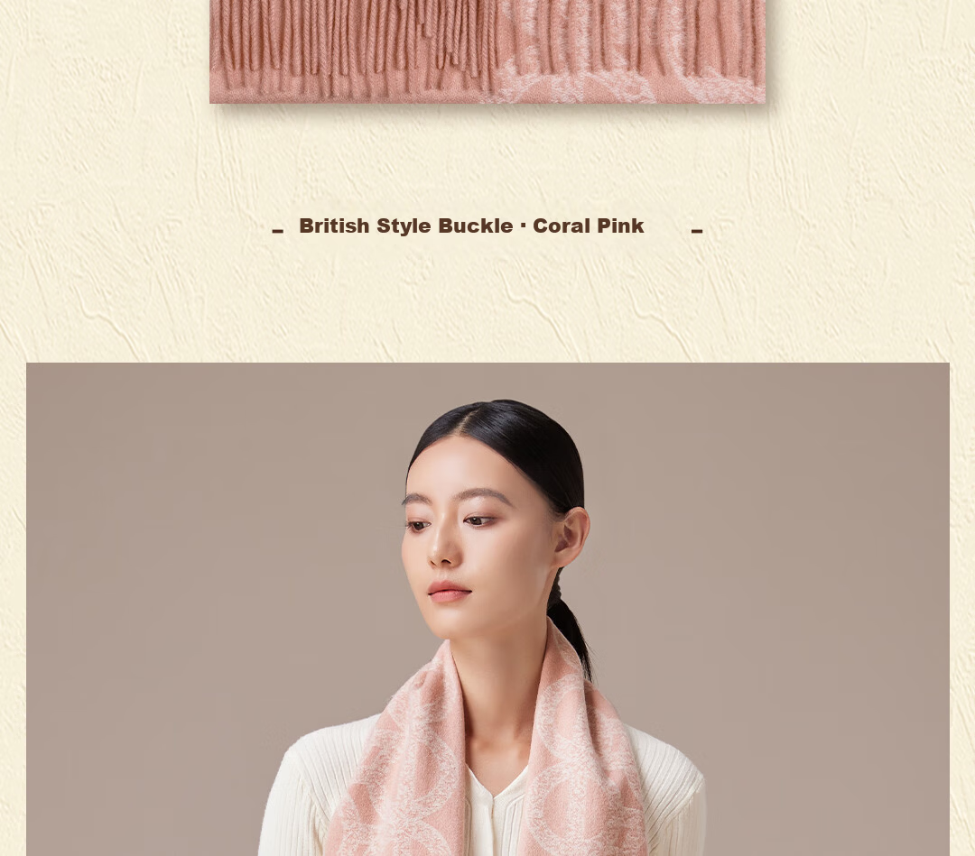 Shanghai Story 100% Wool Jacquard Shawl Scarf Autumn Winter Fashion Warm Dual-Use Neck Warmer Birthday Gift for Girlfriend 23
