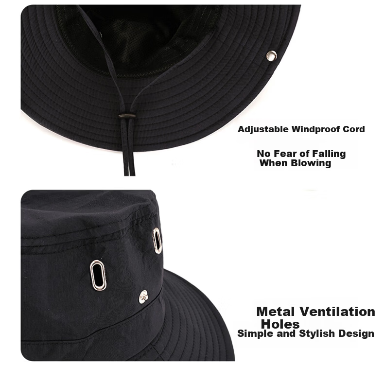 CARTELO Men's Sun Protection Hat Summer Outdoor UV Protection Breathable Mountaineering Fisherman Hat with Face Cover for Women 8