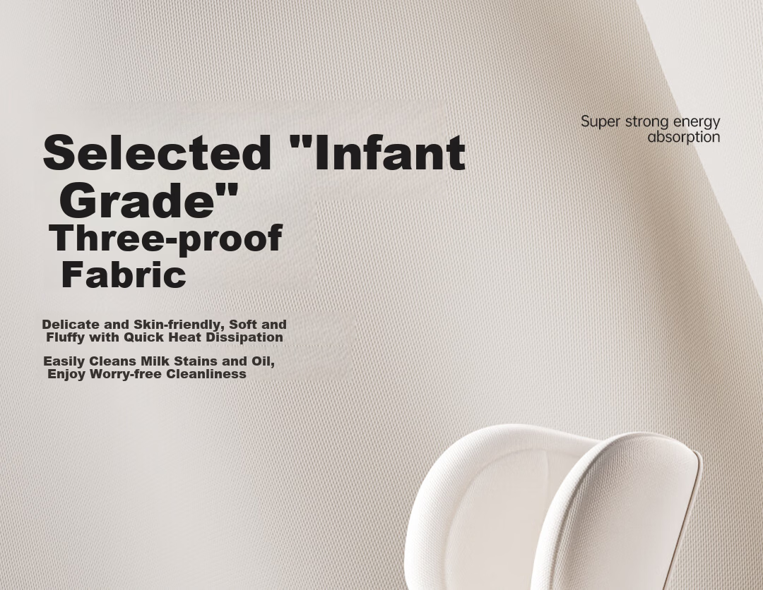 Hakada Child Safety Car Seat Infant 0-12 Years Baby Reclining Ventilated Heated Misty Milk Coffee 31