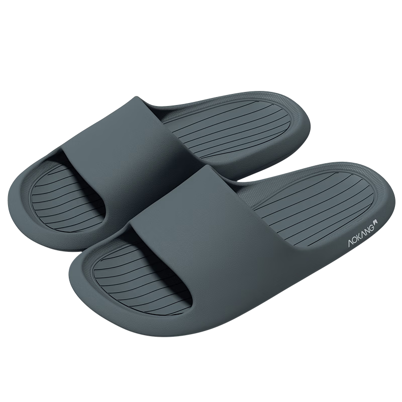Aokang Men's Summer 2026 New Home Bathroom Shower Non-Slip Odor-Resistant High-End EVA Soft Sole Slippers Outdoor Wear