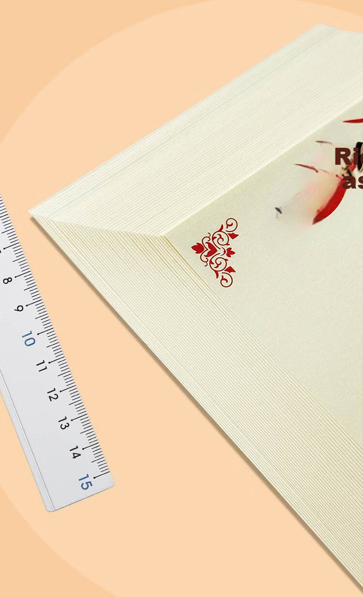 Kingdee Vintage Letter Paper Growth Ceremony Draft Paper Handwriting Letter Student Letterhead Dream Horse Theme BCBQ127 4