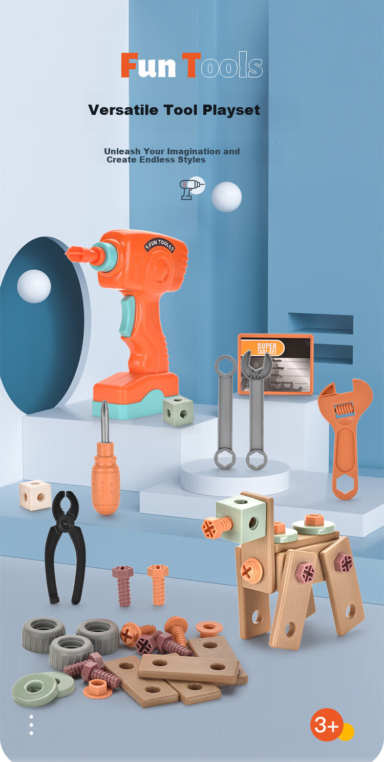 Ruihe Boys and Girls Educational Early Learning Toy High-Definition Microscope Set 3-in-1 Binoculars Birthday Gift for Elementary Students 1