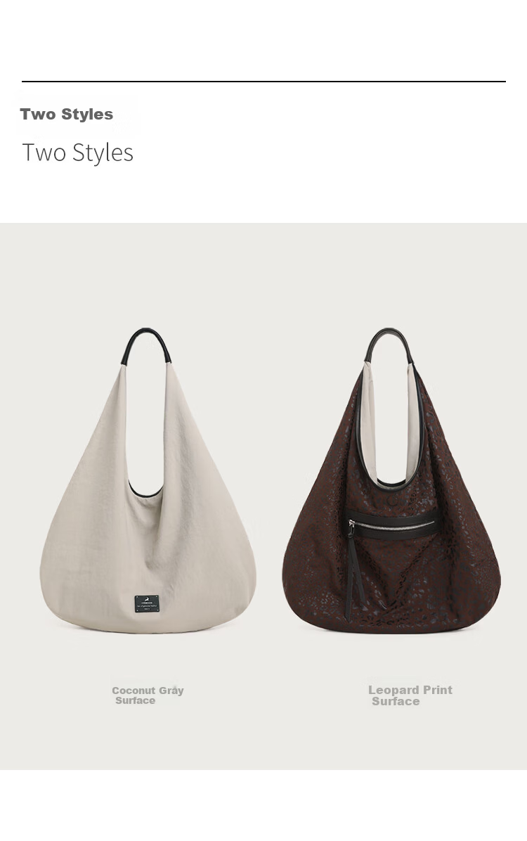 Miaodi New Commuter Tote Bag Large Capacity Double-Sided Lightweight Travel Hobo Underarm Bag Birthday Mother's Day Gift 10