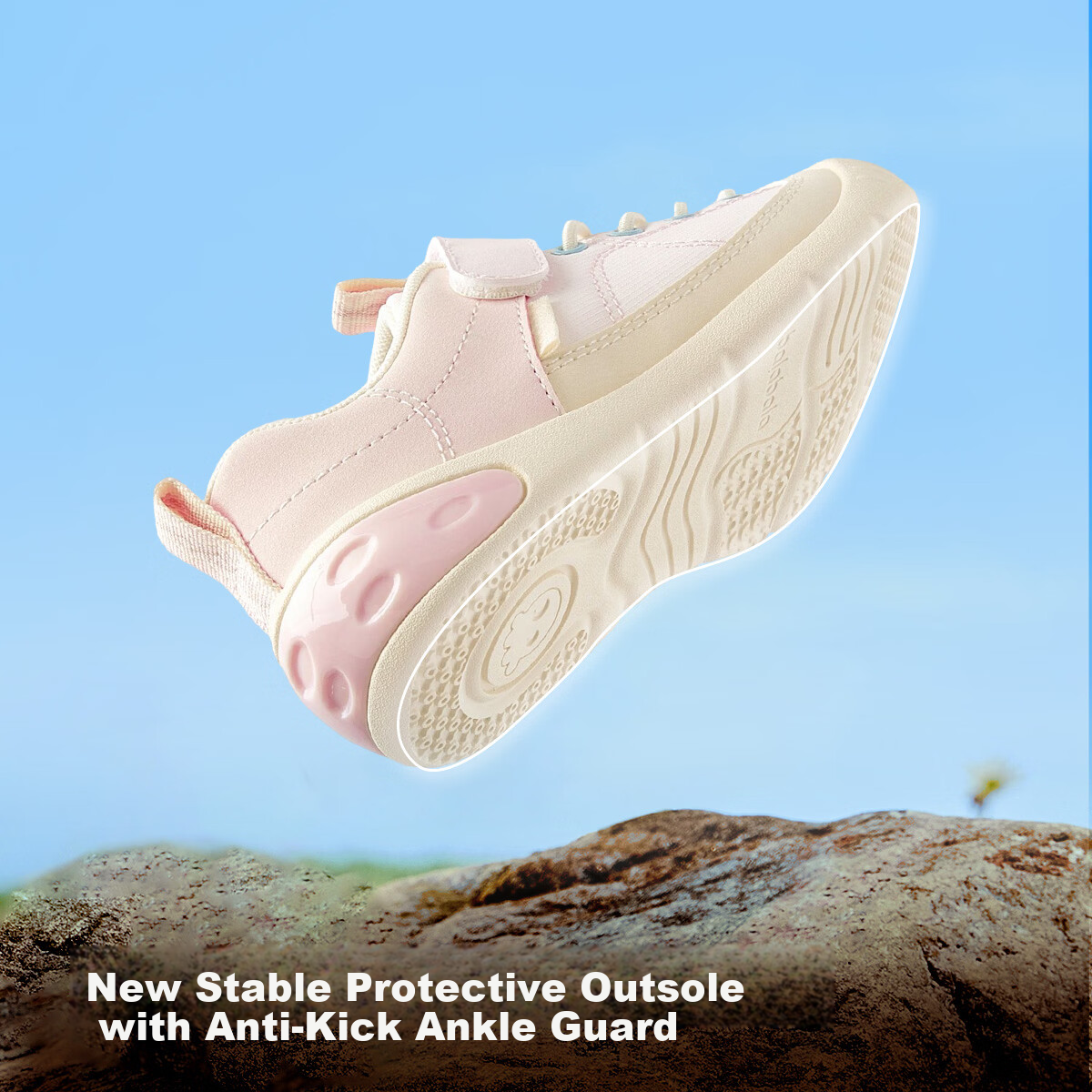 Balabala Kids Toddler Walking Shoes Baby Steady Shoes Boys Girls 2026 New Spring Autumn Outdoor Trendy Red Shoes