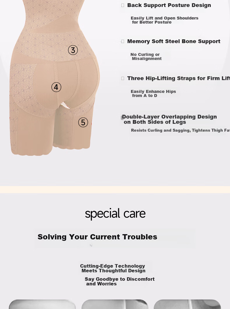 Tingmei Seamless Shapewear Bodysuit for Women, Tummy Control, Waist Shaping Pants, Waist Cincher, Bra-Free, Back Opening Slimming Garment, Black, Size L 5