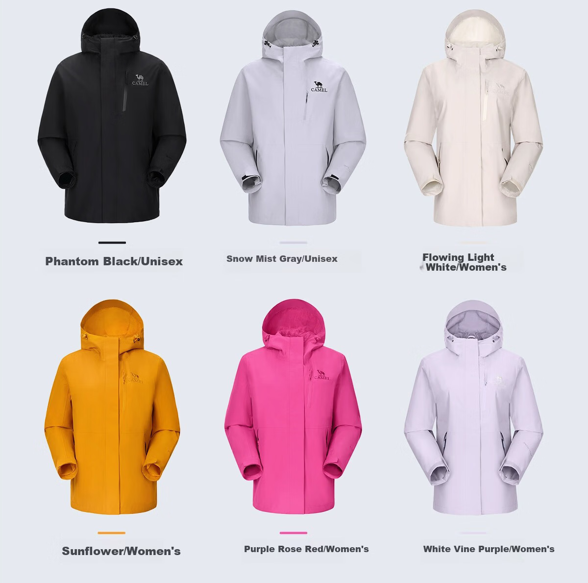 Camel [Wang Junkai Edition] King Kai Armor Single-Layer Windproof Waterproof Lightweight Mountaineering Jacket for Men and Women 18