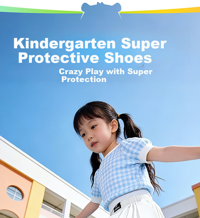 Ginoble 2026 Summer Kindergarten Shoes Super Protective Shoes for Boys and Girls Ages 1-5 GW1891 2