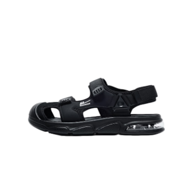 Warrior Men's Stream Hiking Sandals 2026 Summer New Outdoor Beach Water Shoes 1648 Black Size 39