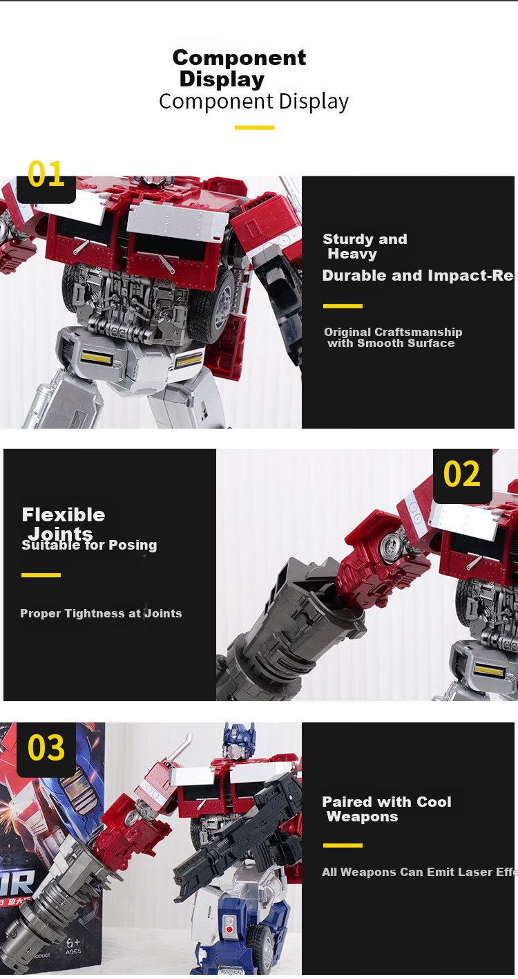 Ruihe Transforming Toy, Yutian Enemy Mecha Car, Robot, Children's Toy for Boys, Transformers Model, Alloy Birthday Gift 5