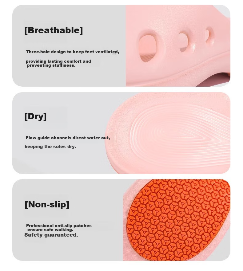 XGGC Elderly Non-Slip Slippers Men Bathroom Shower Special Pregnant Women Summer Large Size Indoor Cool Slippers Women 10256 13