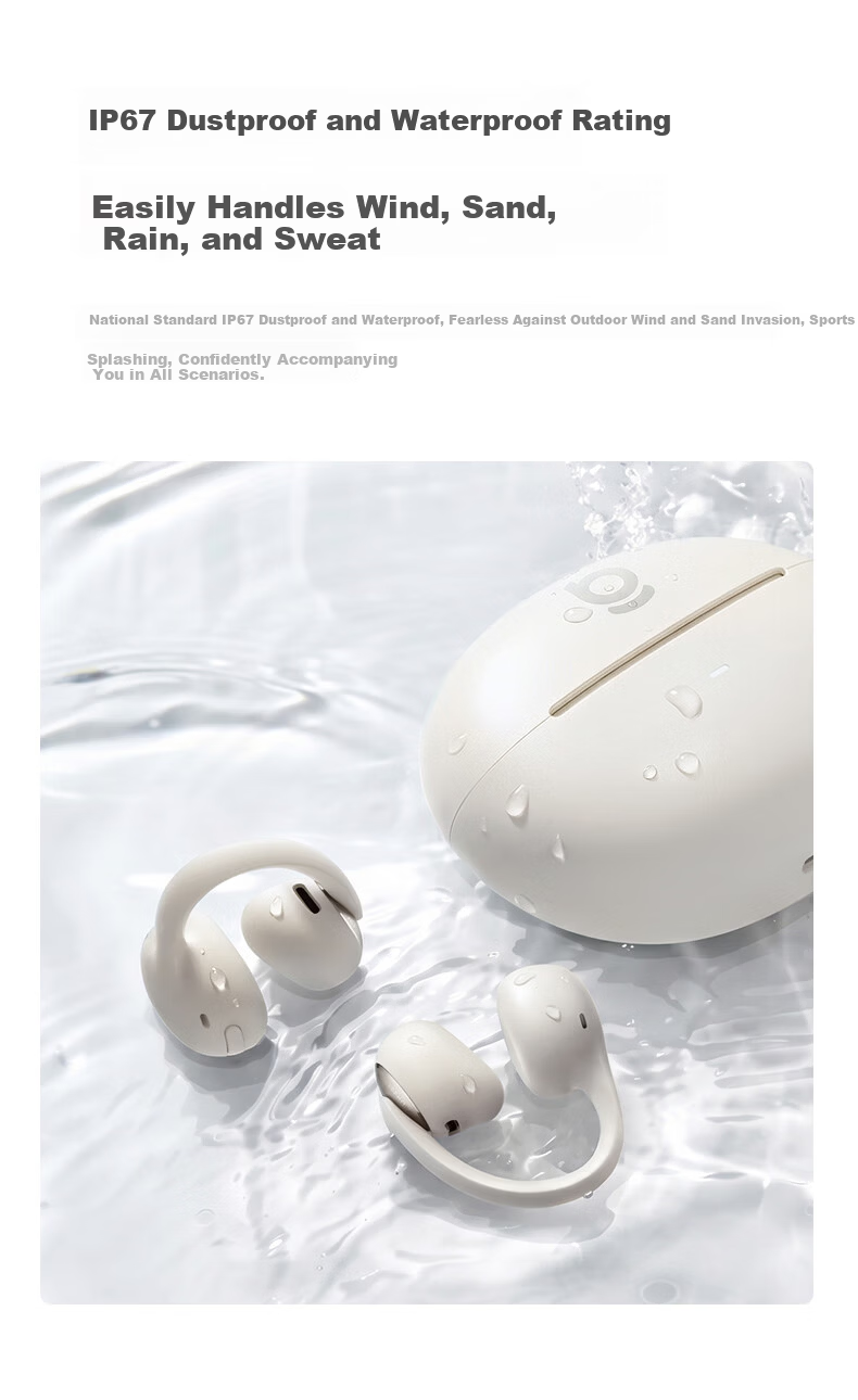 BASEUS [New Product | Exclusive First Release] MC2 Comfortable Ear Clip Bluetooth Headphones, Open-Style Non-In AI Translation Call Noise Reduction Sports Long Battery Life 2026 Latest Model 27