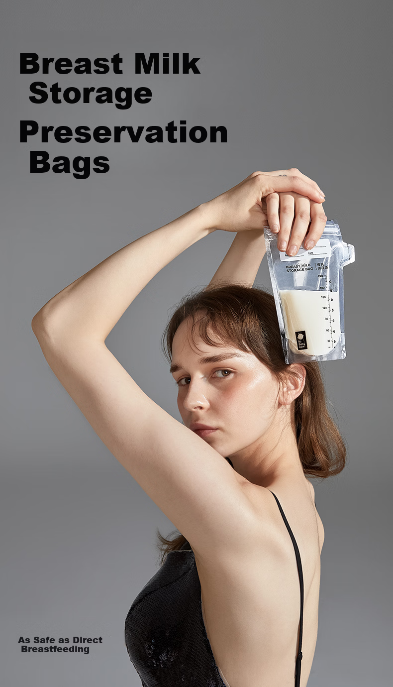 Babycare Breast Milk Storage Bags Leak-Proof Disposable 220ml 50pcs 1