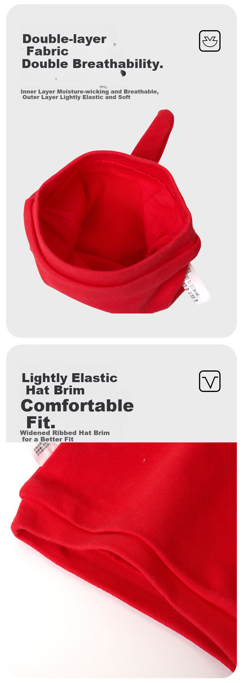 Babyprints Newborn Baby Hat Red Cotton Infant Cap for Spring Festival Protecting Fontanelle Unisex 3