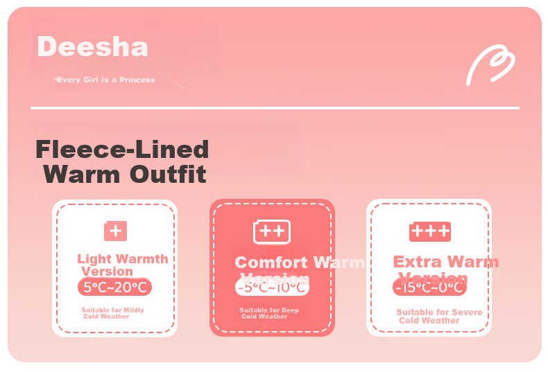 DEESHA Children's Thermal Underwear Set Winter Fleece Thickened Autumn Clothes Girls Baby Base Layer Pajamas 2