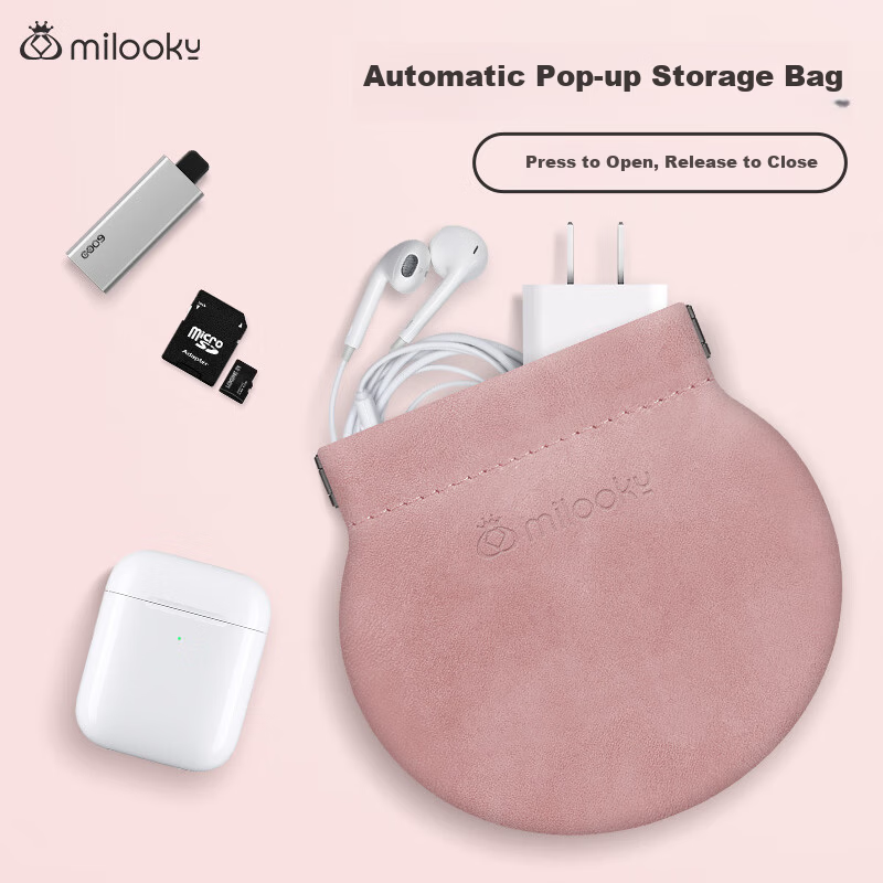 Di Yi Workshop Elastic Earphone Case Digital Storage Bag Data Cable Phone Earphone Wire Bluetooth Earbud Storage Bag Charging Cable Power Adapter USB Drive U-Shield Protective Portable Automatic Tight