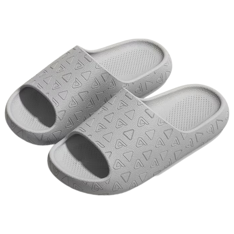 LANDF Men's Summer Home Slippers Bathroom Indoor Thick Sole Antibacterial Non-Slip Grey Sandals Women Size 41-42