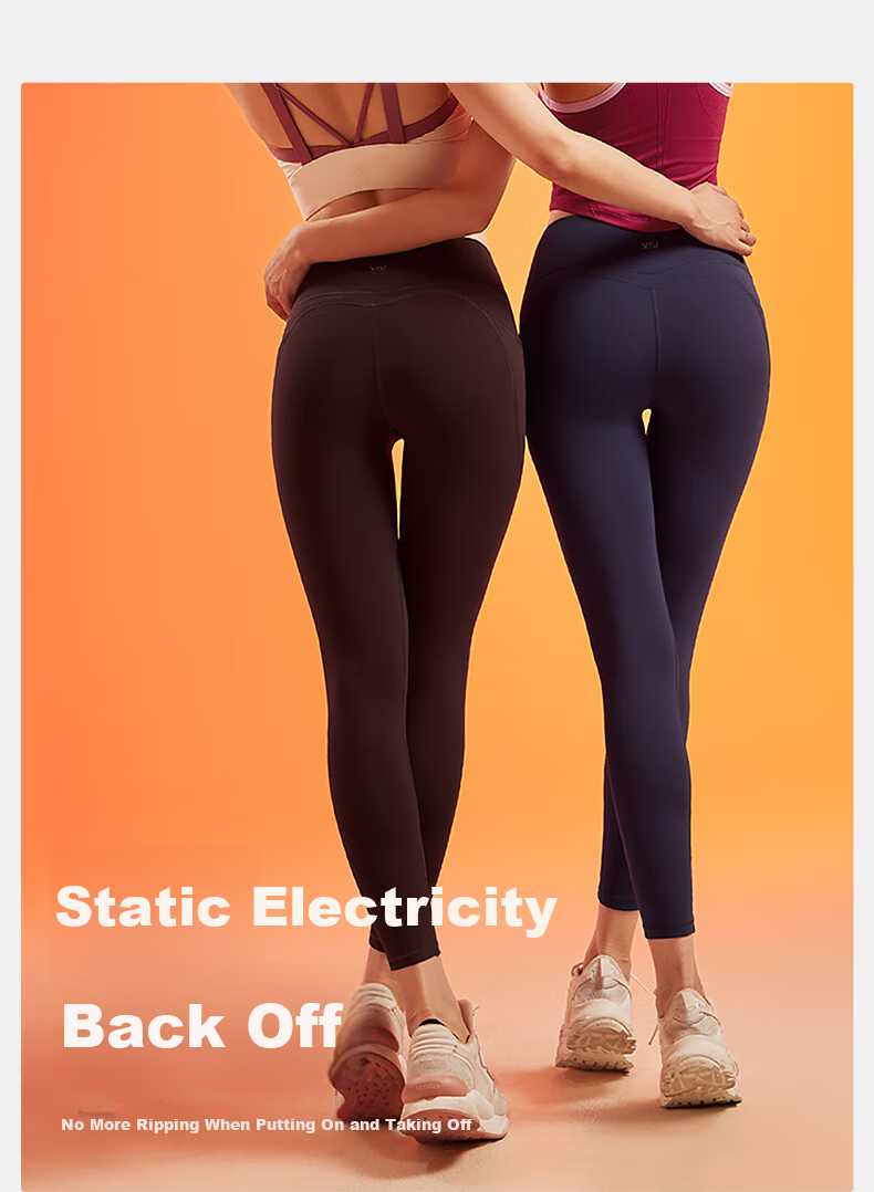 VFU Meow Velvet High-Waist Butt-Lifting Yoga Pants Women Autumn Winter Fleece-Lined Warm Fitness Leggings Walnut XL 1