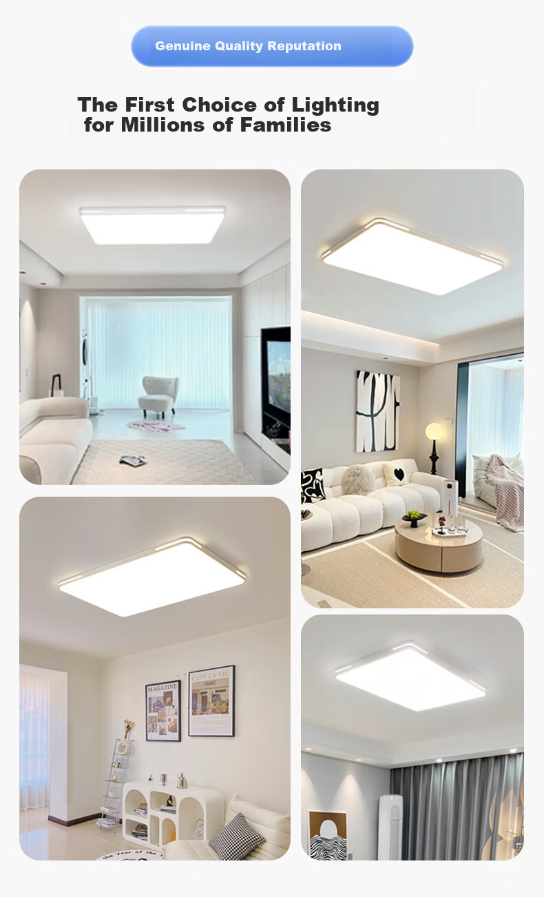 MICOE Purui Eye Protection Ceiling Light Living Room Lamp Remote Dimming LED Lighting Simple and Elegant Zhongshan Lighting Lux Shadow Series 2