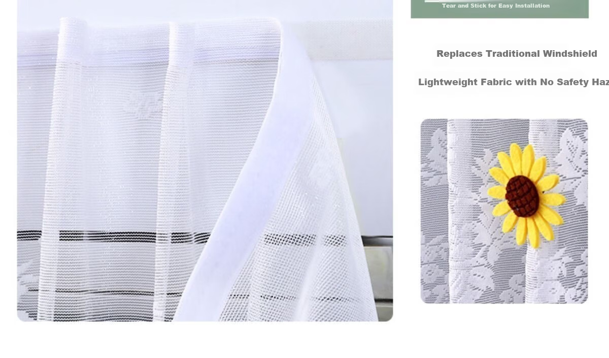 XIAOHUANGHOU Air Conditioner Wind Deflector, Anti-Direct Blowing, Universal Dust Cover for Wall-Mounted Units, Fabric Happiness Bear 9