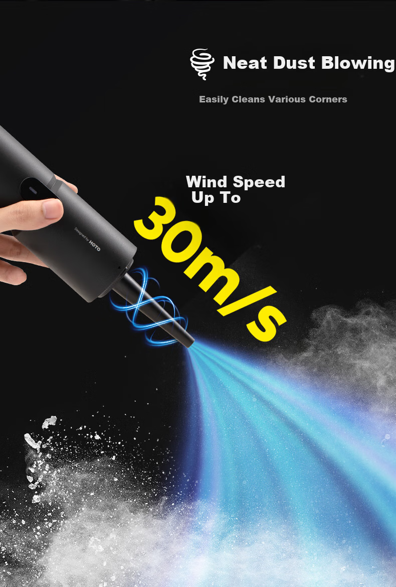 HOTOHOTO Car Vacuum Cleaner Outdoor Wireless Handheld Car Desktop Keyboard Vacuum Cleaner Car Vacuum and Blower All-in-One 11