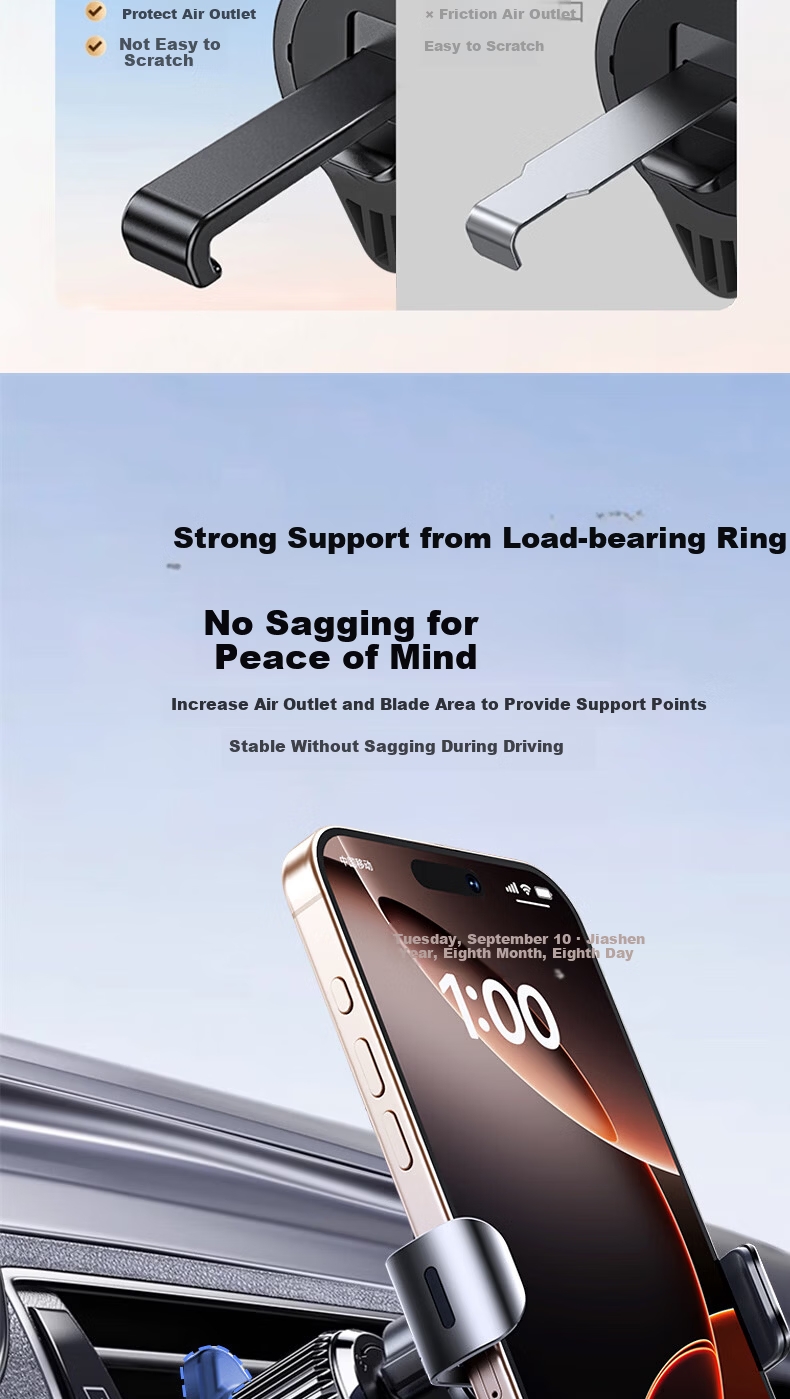 Leeioo Car Phone Holder 2025 New Car Air Vent Navigation Mount Interior Accessories 7