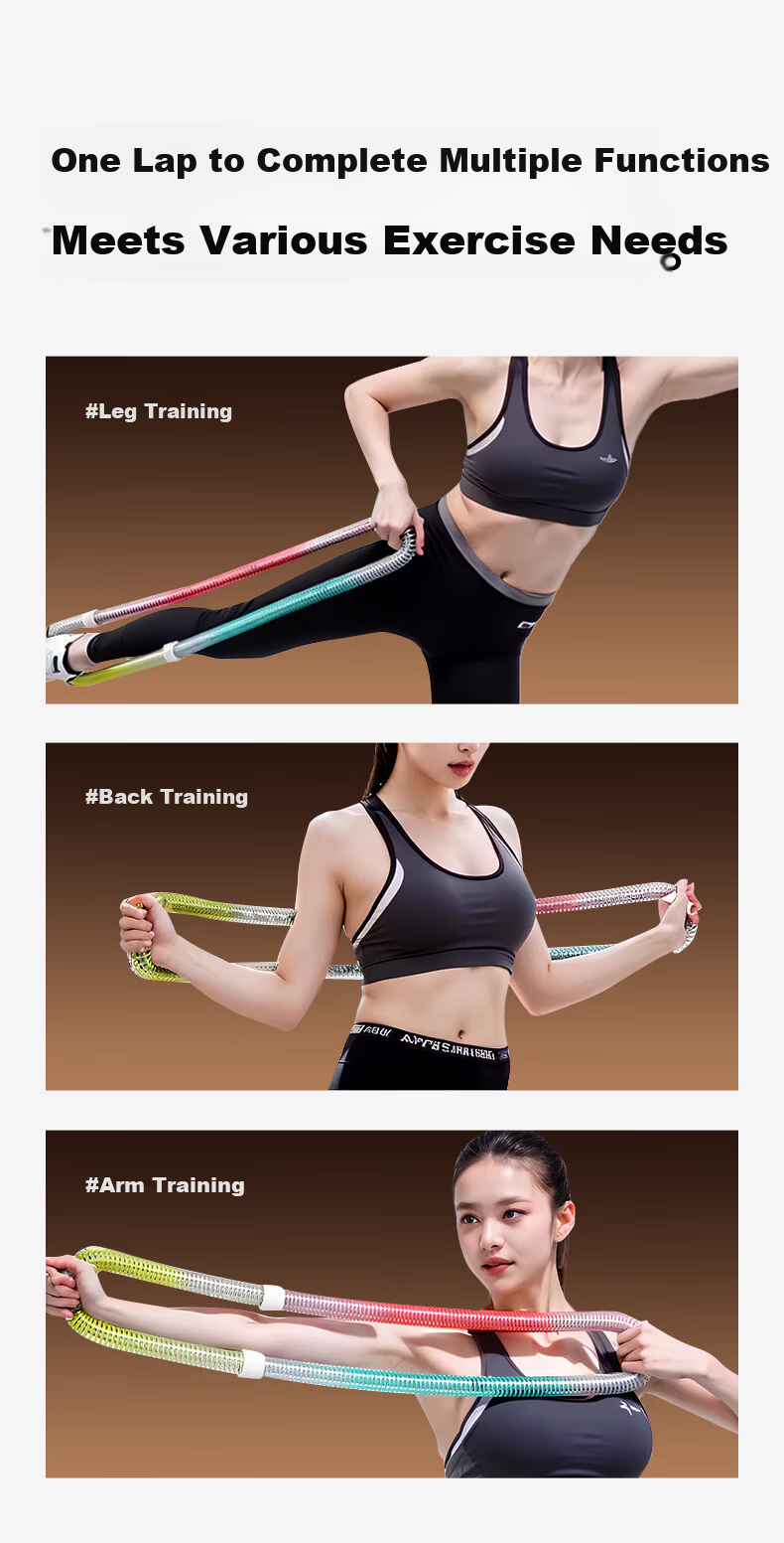 Guifeng Soft Spring Hula Hoop Beginner Fat Burning Slim Waist Weight Loss Abdomen Shaping Fitness Tool 9