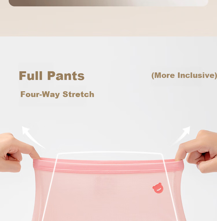 Beitais Fetal Sebum Skin Children's Cotton Breathable Short Boxer Underwear for Girls, 4-Pack 13