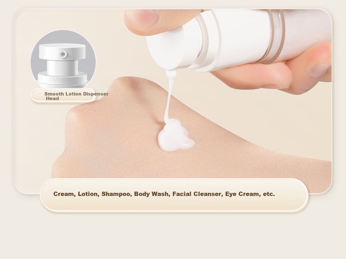 Ouyizi Vacuum Refill Bottle Set Travel Spray Makeup Shampoo Press Lotion Empty Portable 4-Piece Set 50ml 7