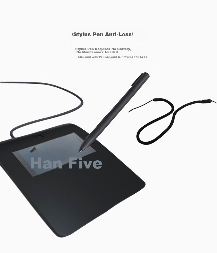 Hanvon Electronic Signature Screen ESP370U Handwriting Pad Signature Original Pen Stroke Preservation Signature Digitizer Supports Secondary Development 5