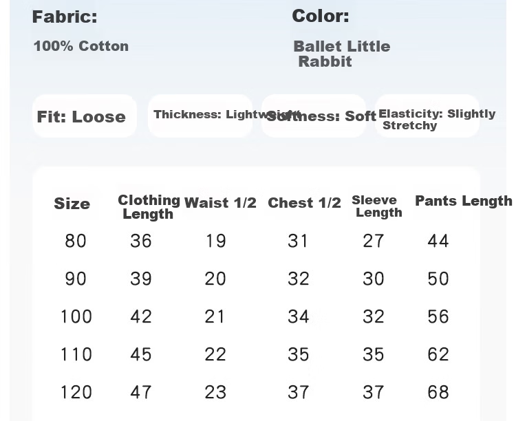 Badibadi Children's Pajamas, 2026 New Style, Comfortable Pure Cotton Home Wear, Long-Sleeve Sleep Pants Set, for Baby Boys And Girls, Children's Clothing 4