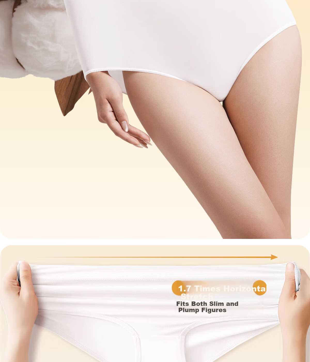 Deanqi Disposable Women's Maternity High-Waist Pure Cotton Medical Sterile C-Section Underwear Independent Packaging Plus Size 3XL 7