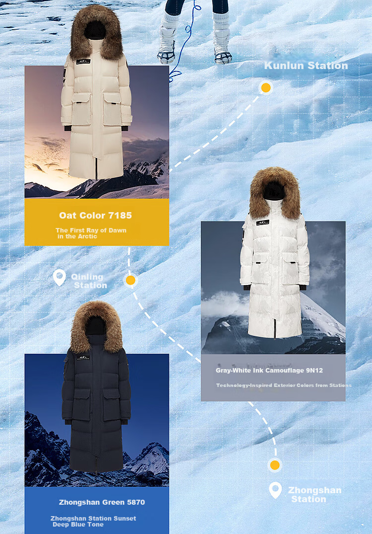 BOSIDENG Extreme Cold Goose Down Jacket Unisex Couple Thickened Long Winter Coat with Large Fur Collar 27