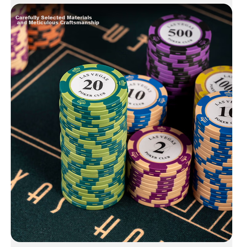 BR Poker Chips High-End Custom Score Tokens Cards Mahjong Machine Chips 100 Pieces 12
