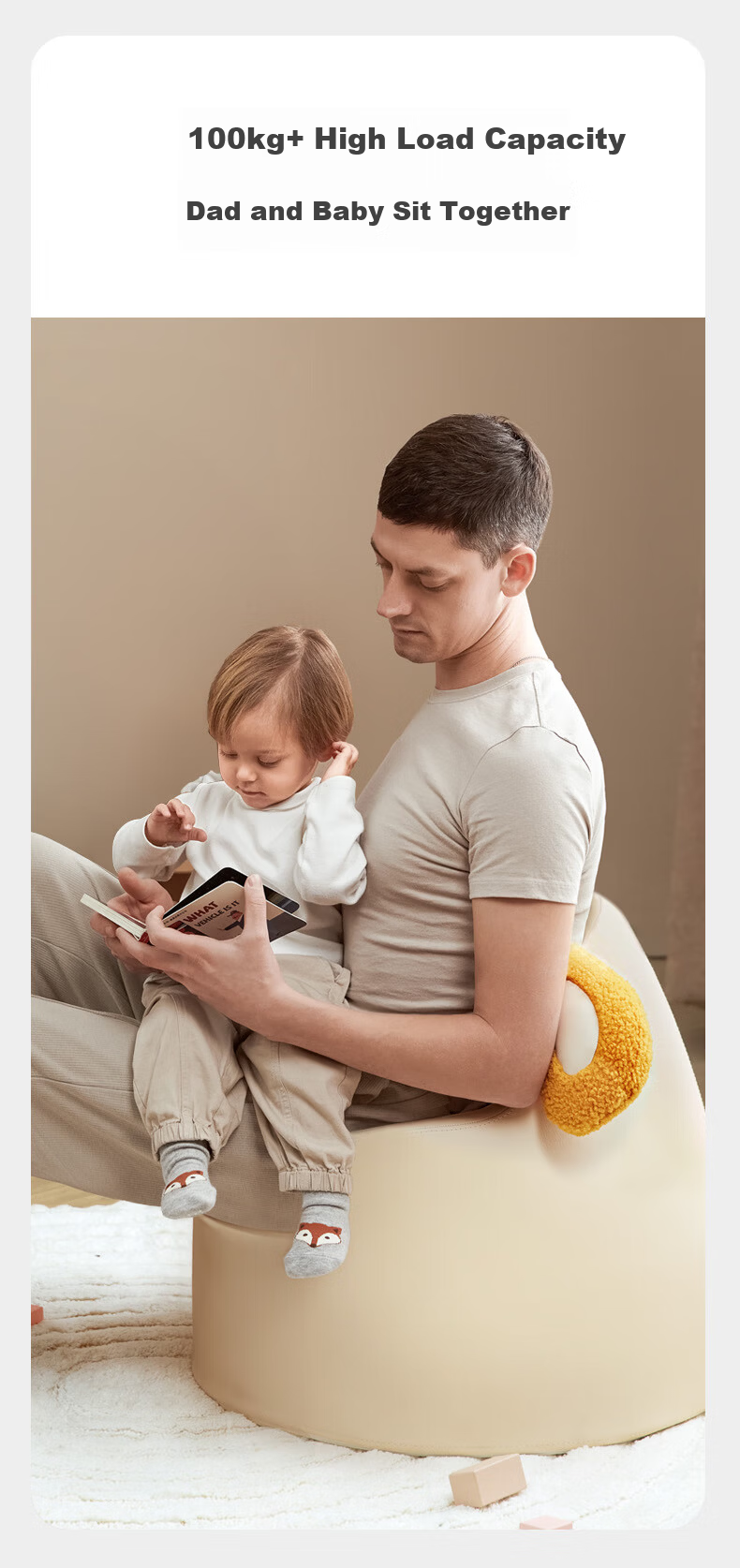 Babycare Children's Sofa Baby Seat Infant Learning Chair Reading Corner Lazy Sofa Birthday Gift Krummy Dog 9