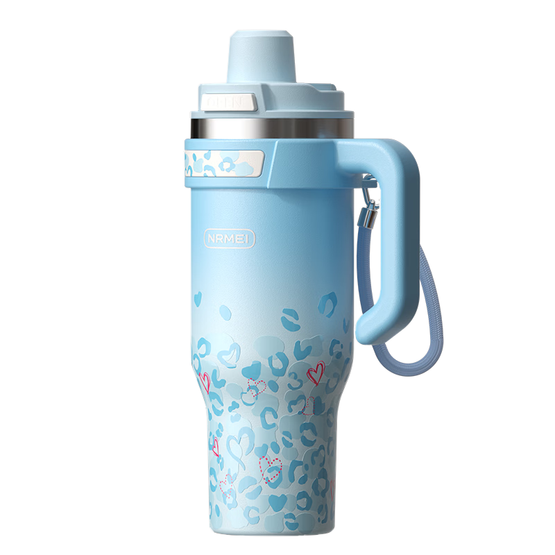 NRMEi Insulated Large Capacity Ice Tumbler 520ml Gift for Girlfriend Couples High-Value Birthday Present